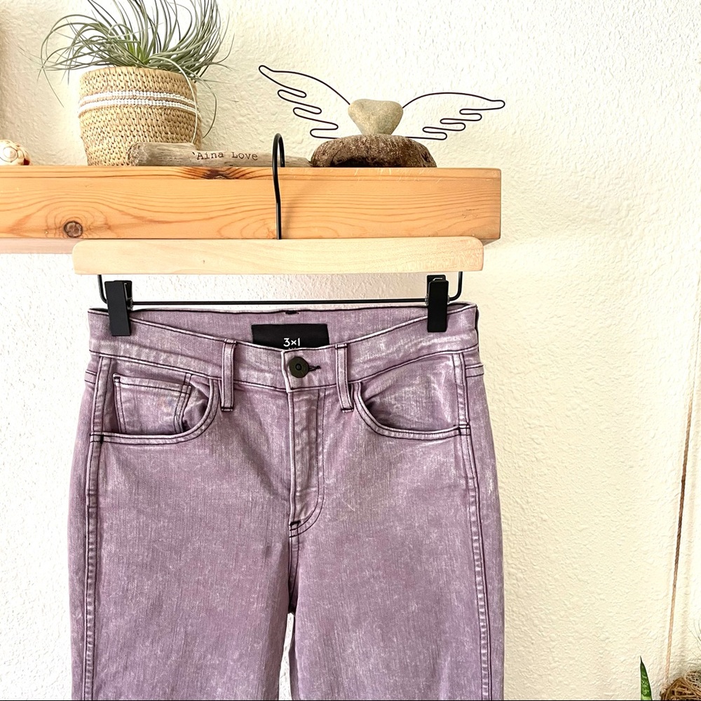 3x1 purple denim jean